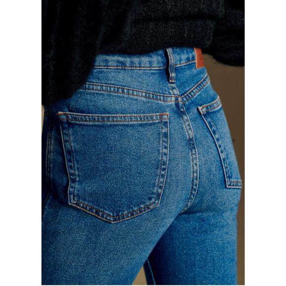 Sezane Brut Sexy Straight Jeans Size‎ 27 Denim Blue - Picture 3 of 11